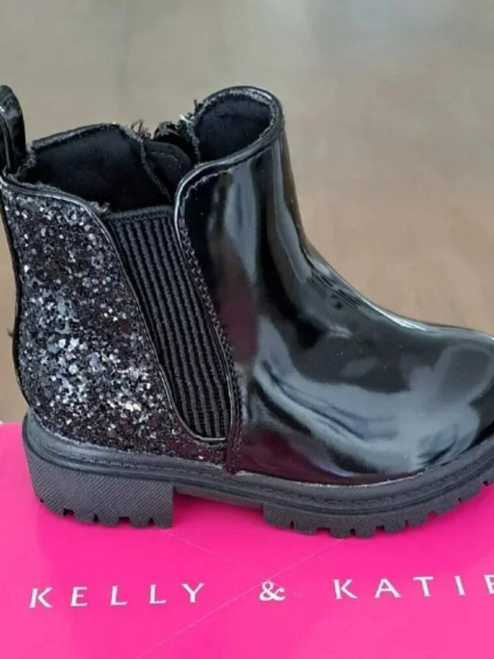 Kelly & Katie Lil Basil Boot - Size: Toddler 7 - Color: Black